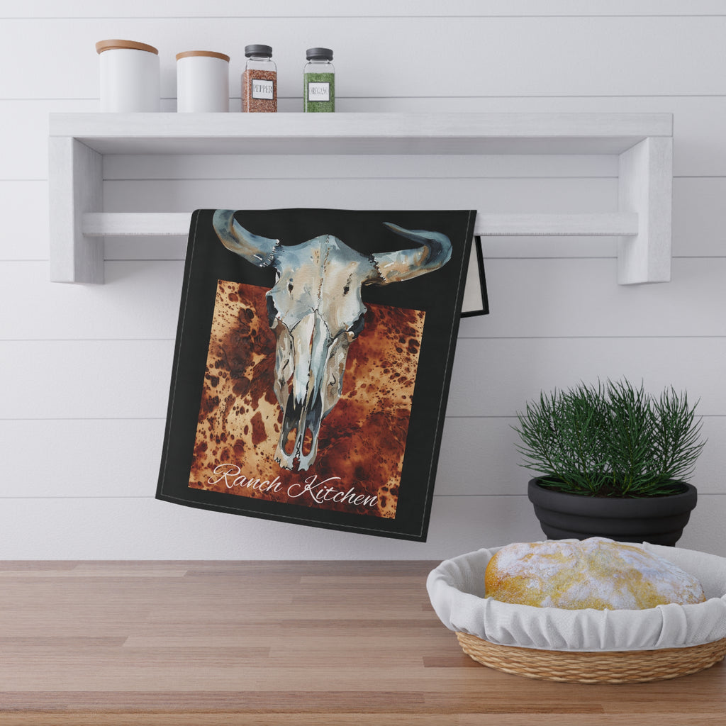 Rustic Ranch Kitchen Tea Towels - Western Decor for Home & Gifts
