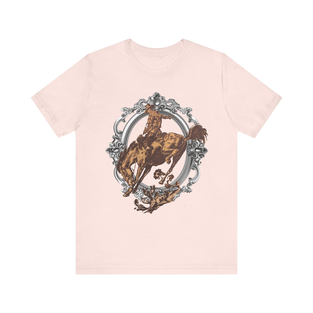 Vintage Bronc Graphic Unisex Tee - Classic Style for Royal Enthusiasts