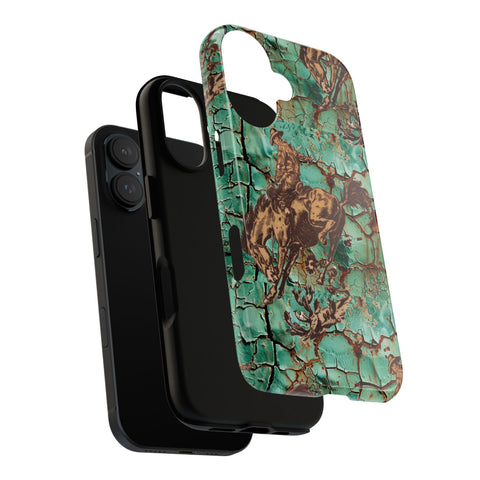 Patina Bronc iPhone Case —  Tough Phone Case