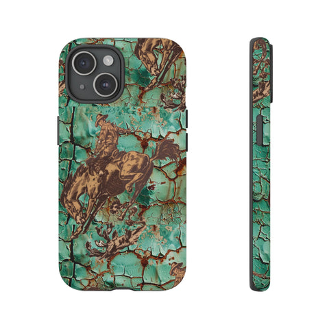 Patina Bronc iPhone Case —  Tough Phone Case