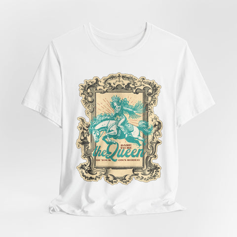 Vintage Queen Graphic Unisex Tee - Classic Style for Royal Enthusiasts