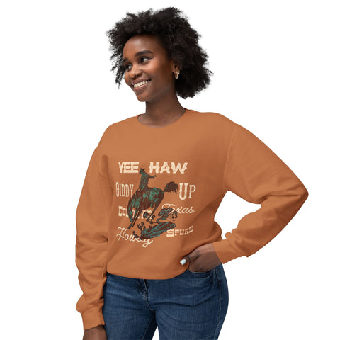 Cowboy Junkie   Lightweight Crewneck Sweatshirt