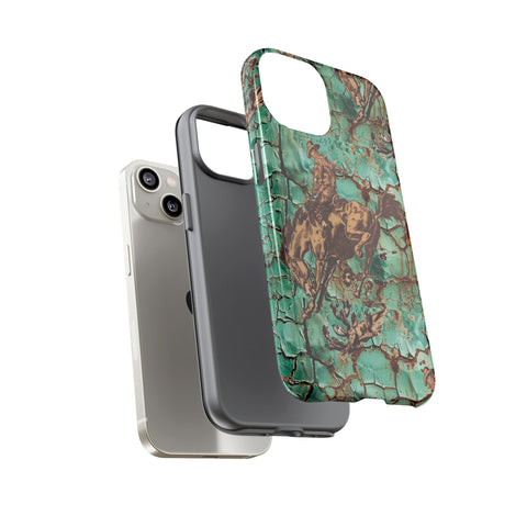 Patina Bronc iPhone Case —  Tough Phone Case