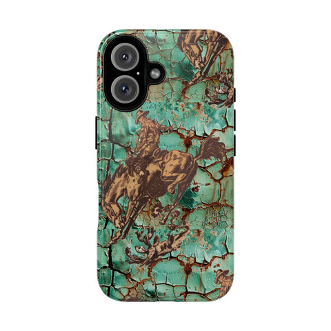 Patina Bronc iPhone Case —  Tough Phone Case