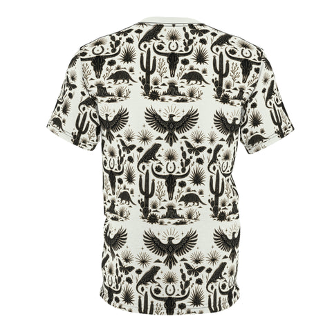 Desert Totem Tee — Southwestern Skull & Wildlife Graphic T‑Shirt