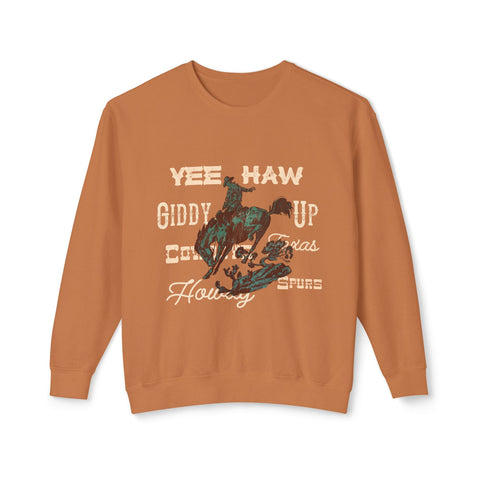 Cowboy Junkie   Lightweight Crewneck Sweatshirt