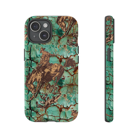 Patina Bronc iPhone Case —  Tough Phone Case
