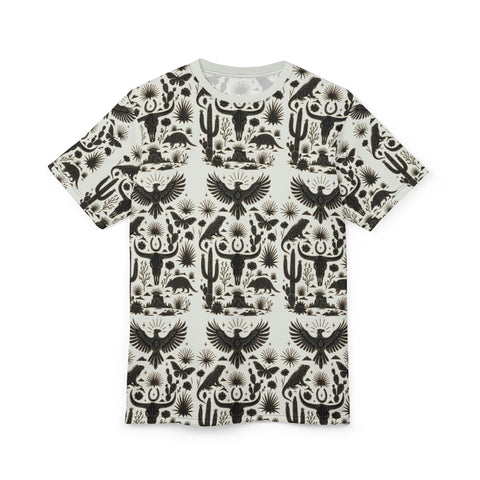 Desert Totem Tee — Southwestern Skull & Wildlife Graphic T‑Shirt