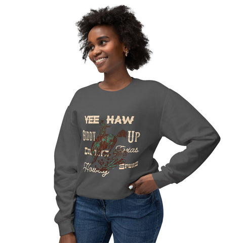 Cowboy Junkie   Lightweight Crewneck Sweatshirt