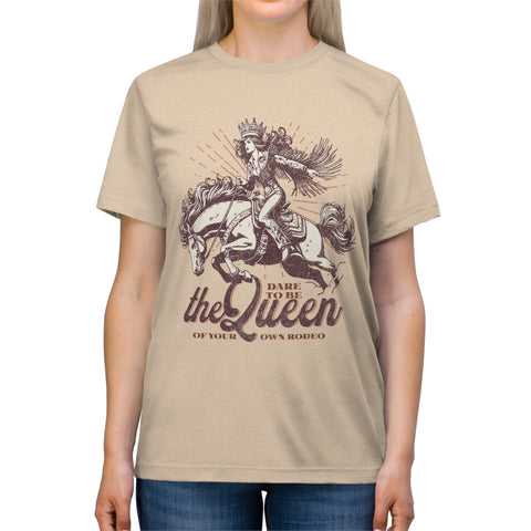 Queen of your Rodeo  Unisex Triblend Tee