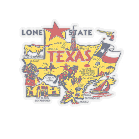 Texas Kiss-Cut Stickers