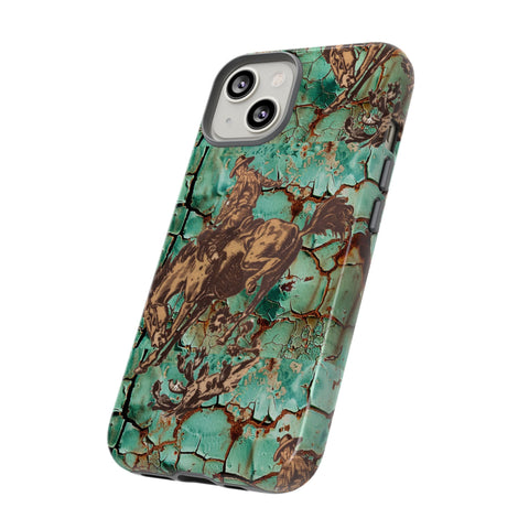 Patina Bronc iPhone Case —  Tough Phone Case
