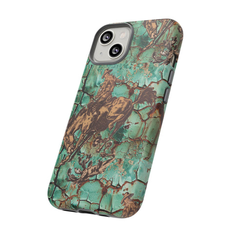 Patina Bronc iPhone Case —  Tough Phone Case