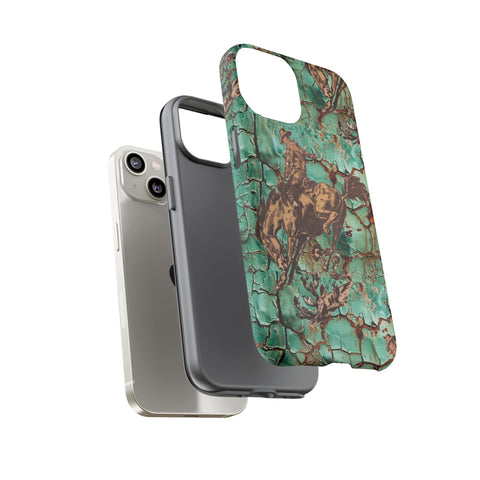 Patina Bronc iPhone Case —  Tough Phone Case
