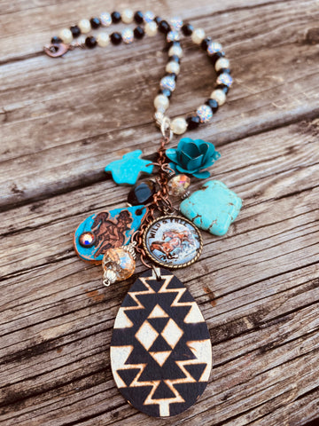 The Big checker necklace