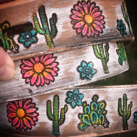 Cactus Patch Belt