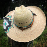 Taos painted hat